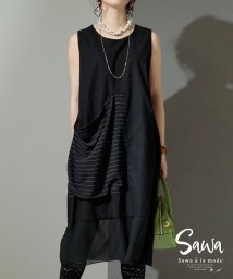 Sawa a la mode/個性派ビッグポケットのモードワンピース/504819482