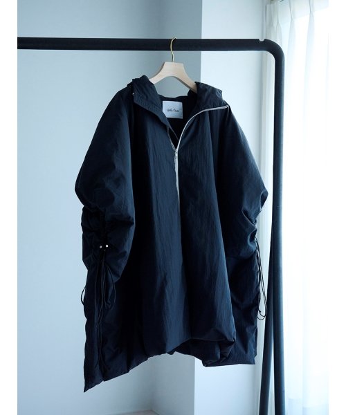 サスティナブルサイドリボンダウンポンチョ ミラオーウェン Mila Owen Magaseek サスティナブルサイドリボンダウンポンチョ ミラオーウェン Mila Owen Magaseek