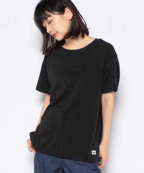 LEVI’S OUTLET(リーバイスアウトレット)/SS GRAPHIC BF TEE T2 BEST EMBOSS CAVIAR/ブラック