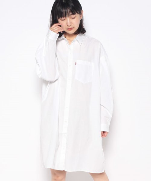 LEVI’S OUTLET(リーバイスアウトレット)/SAMARA SHIRT DRESS BRIGHT WHITE/ナチュラル
