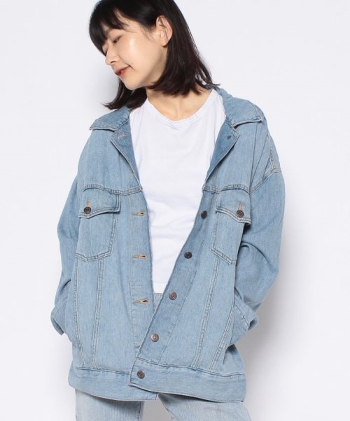 LEVI’S OUTLET(リーバイスアウトレット)/PAJAMA TRUCKER LET'S STAY IN TRUCKER PJ/ライトインディゴブルー