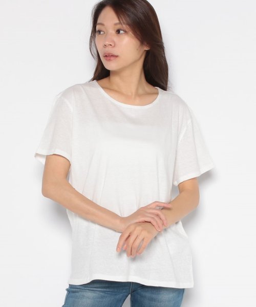 LEVI’S OUTLET(リーバイスアウトレット)/LMC OPEN NECK TEE CLOUD DANCER/ホワイト