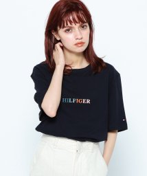 TOMMY HILFIGER/コントラストステッチロゴTシャツ/504813971