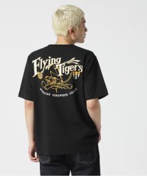 AVIREX(AVIREX)/刺繍 Tシャツ フライング タイガース / EMBROIDERY T－SHIRT FLYING TIGERS/ブラック