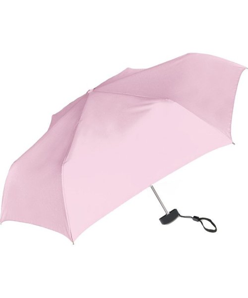 BACKYARD FAMILY(バックヤードファミリー)/Natural basic 傘 50cm 無地 フラット 折りたたみ/ピンク