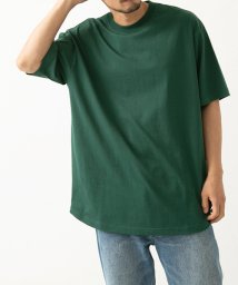 coca(コカ)/ビッグシルエットテールカットTシャツ/GREEN