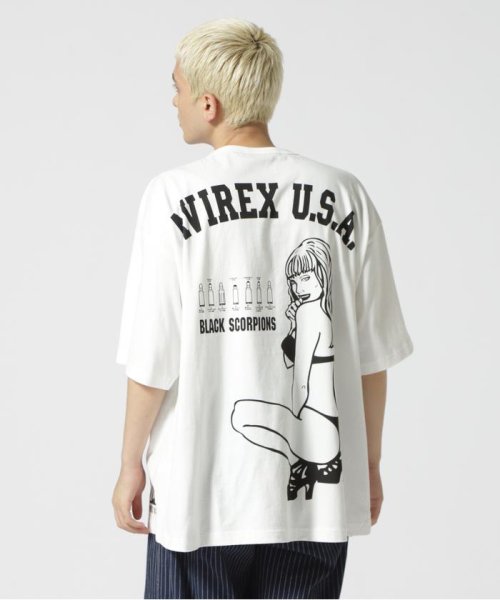 AVIREX(AVIREX)/≪WEB＆DEPOT限定≫ブラックスコーピオンズ 半袖 Tシャツ/BLACK SCORPIONS S/S T－SHIRT/ホワイト