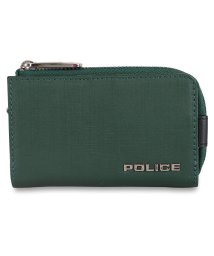 POLICE(ポリス)/ポリス POLICE キーケース 小銭入れ コインケース メンズ L字ファスナー 5連 トレント TRENTO ブラック ワイン レッド グリーン 黒 PA－7/グリーン