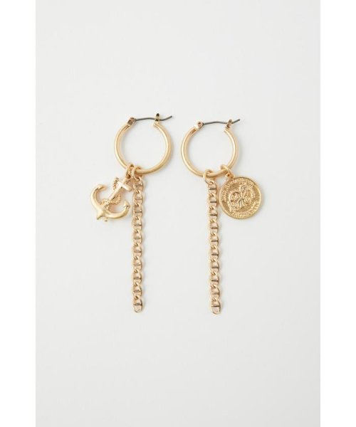 moussy(マウジー)/ANCHOR EARRINGS/GLD