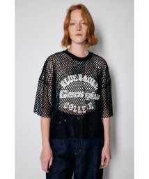 moussy(マウジー)/COLLEGE MESH Tシャツ/BLK