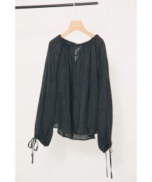 BLACK BY MOUSSY(ブラックバイマウジー)/balloon sleeve blouse/BLK