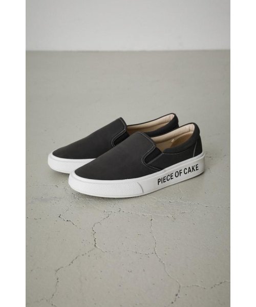 AZUL by moussy(アズールバイマウジー)/THICK BOTTOM SLIP ON/BLK