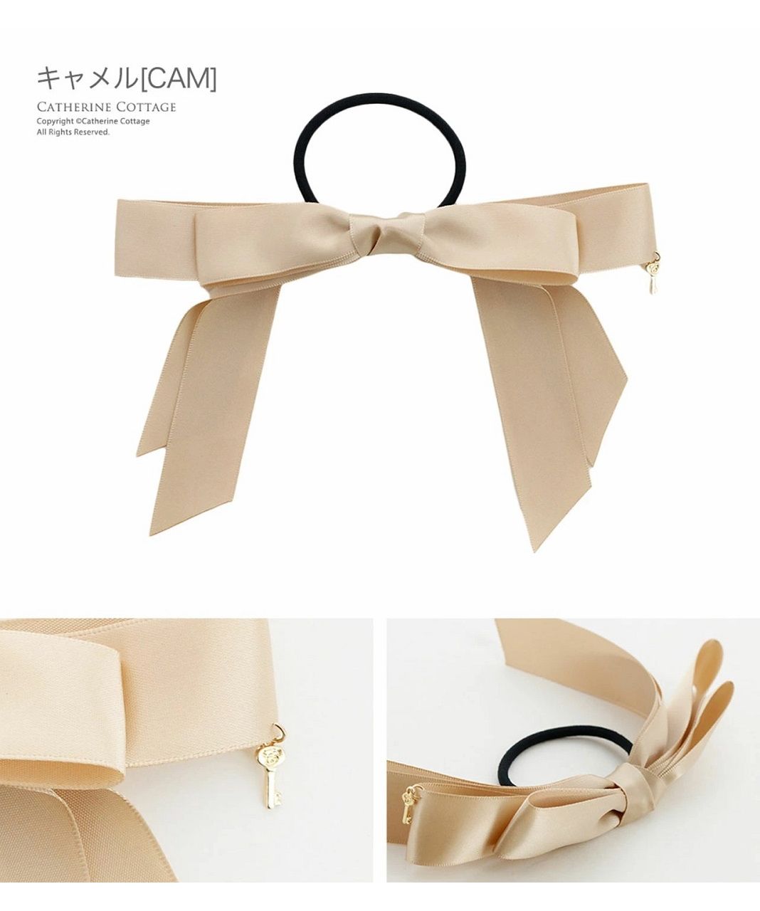 【227】 ハンドメイド　リボン　ヘアゴム 227* ハンドメイド リボン ヘアゴム