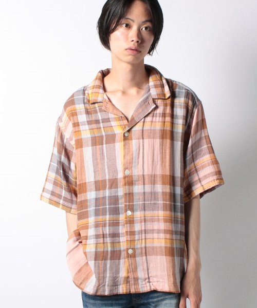 セール】SS SLOUCHY SHIRT GOLIATH PLAID BUFFALO P(504804572) リーバイスアウトレット(LEVI シャツ ブラウス ワークウェアチェックシャツ