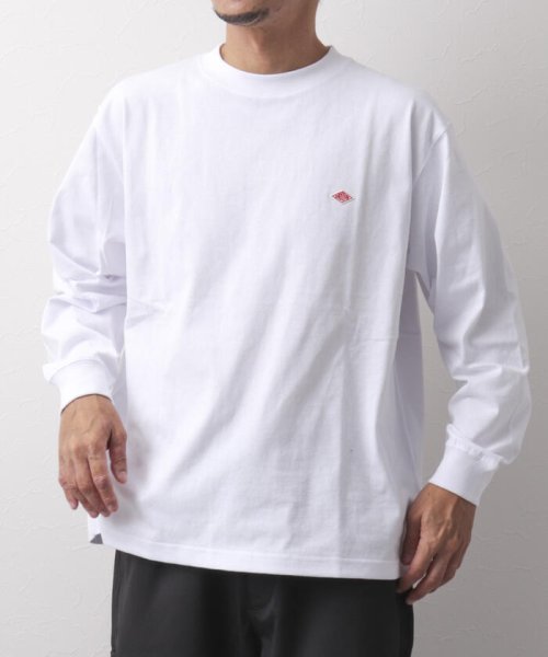 NOLLEY’S goodman(ノーリーズグッドマン)/【DANTON/ダントン】CREW NECK P.O L/S ロンT #DT－C0133/ホワイト