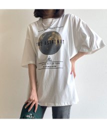 CRB(シーアールビー)/アースロゴTシャツ/オフホワイト