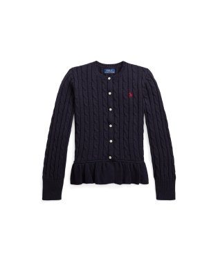 POLO RALPH LAUREN/(ガールズ 7才～16才)ケーブルニット コットン ペプラム カーディガン/504827829