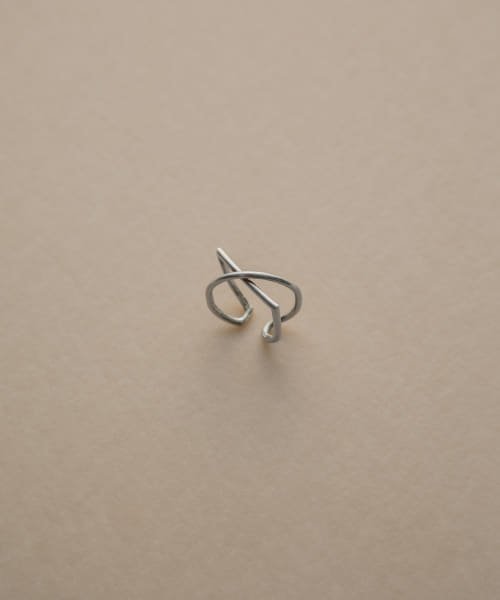 URBAN RESEARCH(アーバンリサーチ)/Line curve ring/SILVER