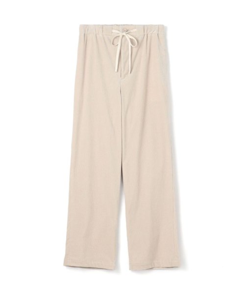 ストレッチコーデュロイ イージーストレートパンツ 