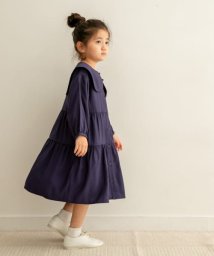 URBAN RESEARCH DOORS（Kids）(アーバンリサーチドアーズ（キッズ）)/ビックカラーティアードワンピース(KIDS)/ネイビー