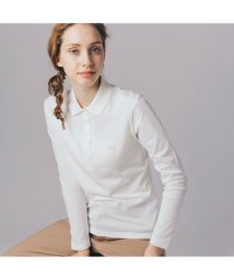 LACOSTE(ラコステ)/ストレッチポロシャツ（長袖）/オフホワイト