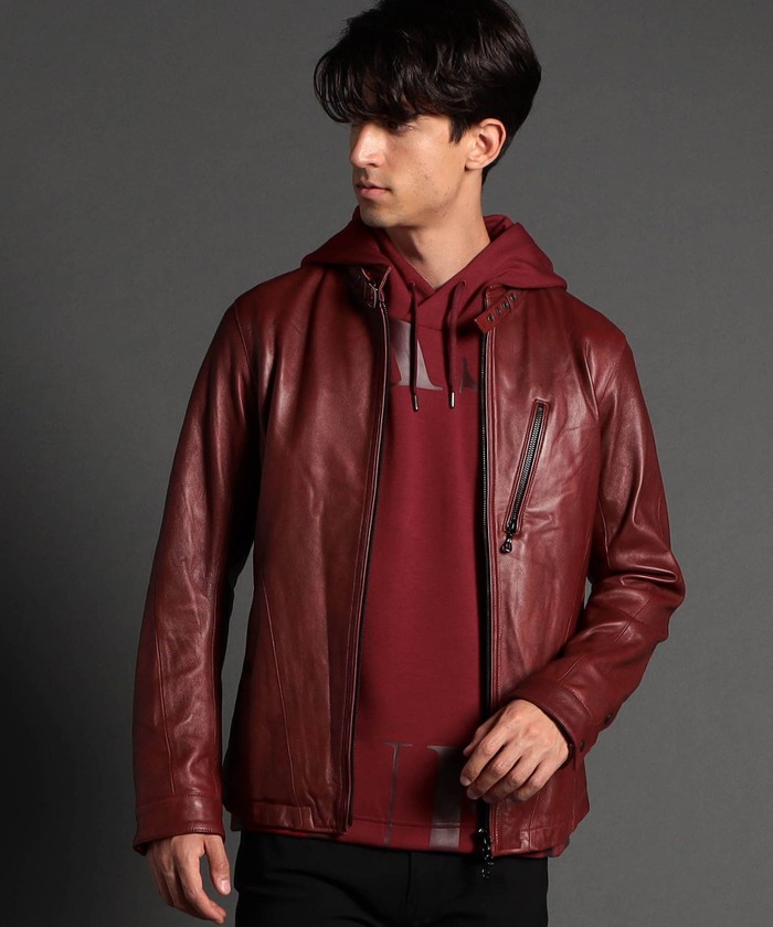 NICOLE CLUB FOR MEN ニコルクラブフォーメンのライダースで | tspea.org