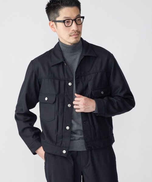 SHIPS STANDARD: ウール サキソニー トラッカージャケット STANDARD ウール サキソニー 品番