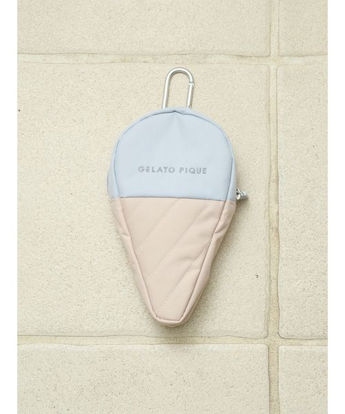 GELATOPIQUECAT & DOG 【CAT & DOG】【販路限定商品】アイスクリームマナーポーチ BLU F GELATOPIQUECAT & DOG 【CAT & DOG】【販路限定商品】アイスクリームマナーポーチ BLU F