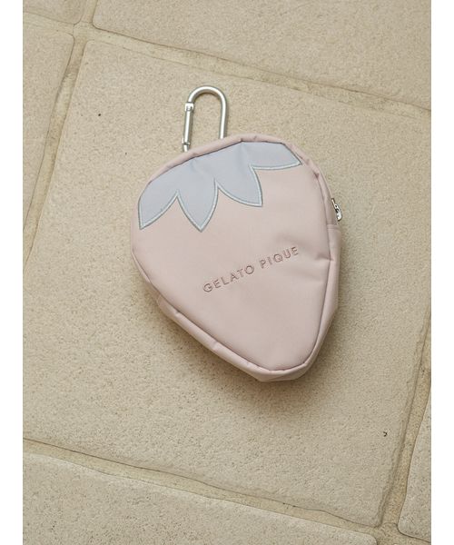 GELATOPIQUECAT & DOG 【CAT & DOG】【販路限定商品】ストロベリーマナーポーチ PNK F GELATOPIQUECAT & DOG 【CAT & DOG】【販路限定商品】ストロベリーマナーポーチ PNK F