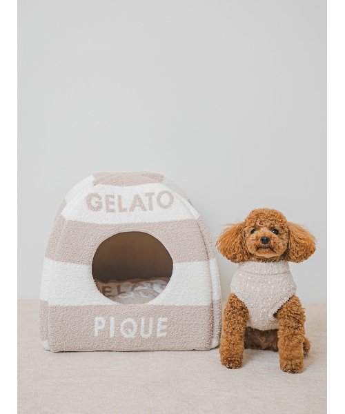 GELATO PIQUE CAT＆DOG(GELATO PIQUE CAT＆DOG)/【CAT&DOG】【販路限定商品】ベビモコハウス/BEG