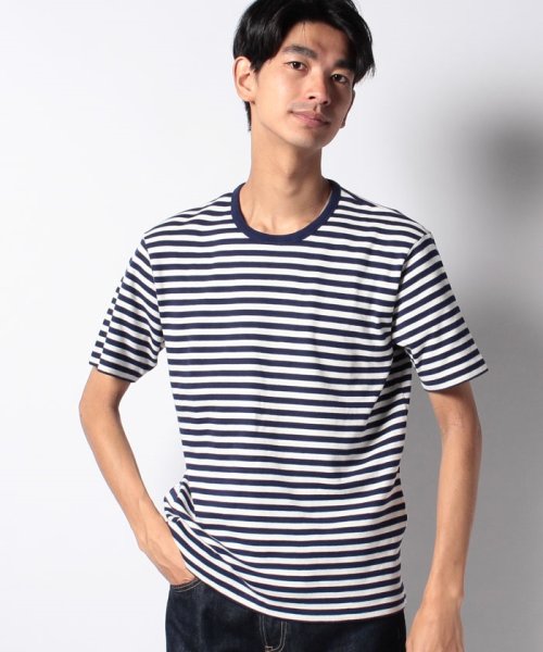 LEVI’S OUTLET(リーバイスアウトレット)/LVC STRIPED BATWING TEE BATWING TEE NAVY/ネイビー系