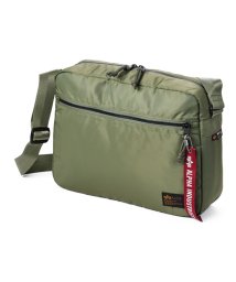 ALPHA INDUSTRIES/アルファインダストリーズ MA－1タイプ ショルダーバッグ 軽量 ナイロン A4用紙 メンズ ブランド ALPHA INDUSTRIES TZ1088－6601/504834312