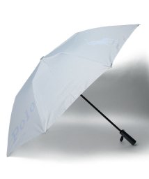 POLO RALPH LAUREN(umbrella)(ポロラルフローレン（傘）)/楽折傘　無地×カラーポロポニー/グレー