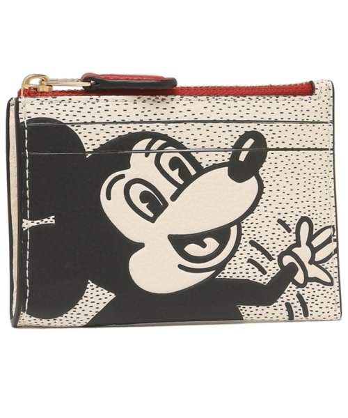 コーチ アウトレット コインケース パスケース ディズニー キースへリング ホワイトマルチ レディース Coach C7454 Imcah コーチ Coach Magaseek