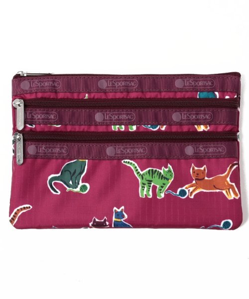 3－ZIP COSMETICクラフティキャッツ(504812560) LeSportsac(LeSportsac) MAGASEEK