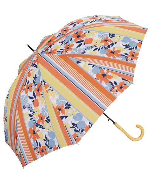 Wpc．(Wpc．)/【Wpc.公式】雨傘 オーチャードストライプ  58cm ジャンプ傘 晴雨兼用 レディース 長傘/OR