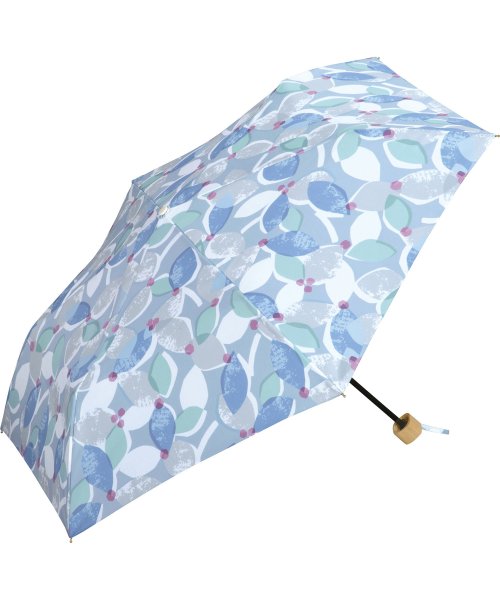 Wpc．(Wpc．)/【Wpc.公式】雨傘 ペタル ミニ  50cm 継続はっ水 晴雨兼用 レディース 折りたたみ傘/BL