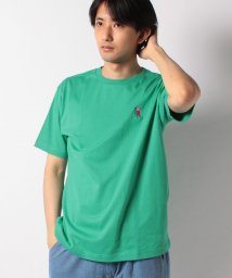 GooTee(グーティー)/ウーパールーパー刺繍Tシャツ/グリーン