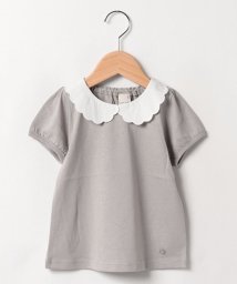 petit main(プティマイン)/【接触冷感】衿つきTシャツ/モカブラウン