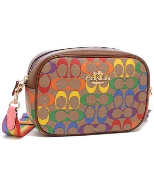 セール コーチ アウトレット ショルダーバッグ レインボー ベージュマルチ レディース Coach Ca175 Ime7v コーチ Coach Magaseek