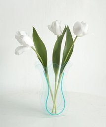 aimoha(aimoha（アイモハ）)/アクリル デザイン フラワーベース 花瓶/グリーン