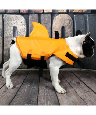 CLARAH　kids/ドッグ ライフジャケット 犬用 サメ ペット スイムウェア 浮き輪 救命胴衣 犬用 /504837562