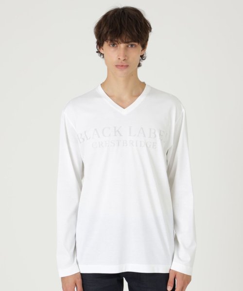 グリッターロゴvネックカットソー メンズファッション 阪急百貨店公式通販 阪急 Men S Online Store