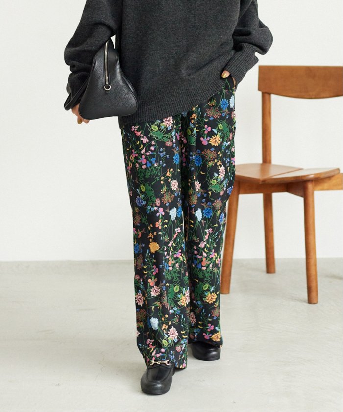 High waist floral easy pants FX22K033