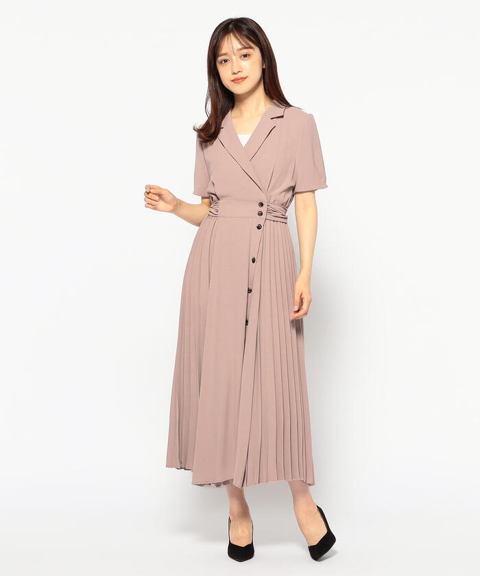 ミッシュマッシュ(MISCH MASCH) ワンピース | 通販・人気ランキング ウィンターセールの通販 misch カットオフプリーツワンピース masch ロングワンピース
