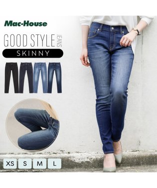 MAC HOUSE(women)/NAVY ネイビー GOOD STYLE JEANS スキニー NV－N－W005/504835403