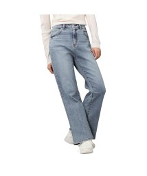 MAC HOUSE(women)(マックハウス（レディース）)/NAVY ネイビー GOOD STYLE JEANS フレア NV－N－W008/ライトブルー