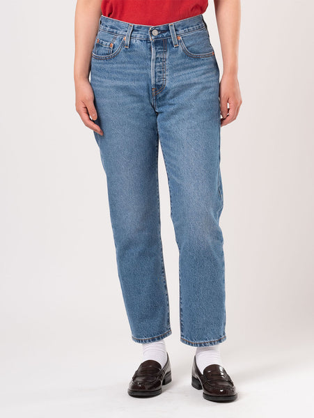 501(R) CROP ミディアムインディゴ WORN IN(504838461) | リーバイス 