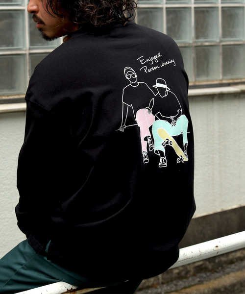 セール バックナンバー イラストプリントロンｔ Back Number Back Number Magaseek