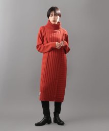 AVIREX(AVIREX)/タートル ボタン ニット ワンピース/ TURTLE BUTTON KNIT ONE PIECE/オレンジ